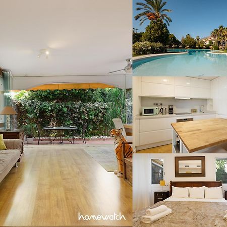 Ground Floor Holiday Apartment With Terrace And Pool In Puerto Banus, Marbella Exteriér fotografie